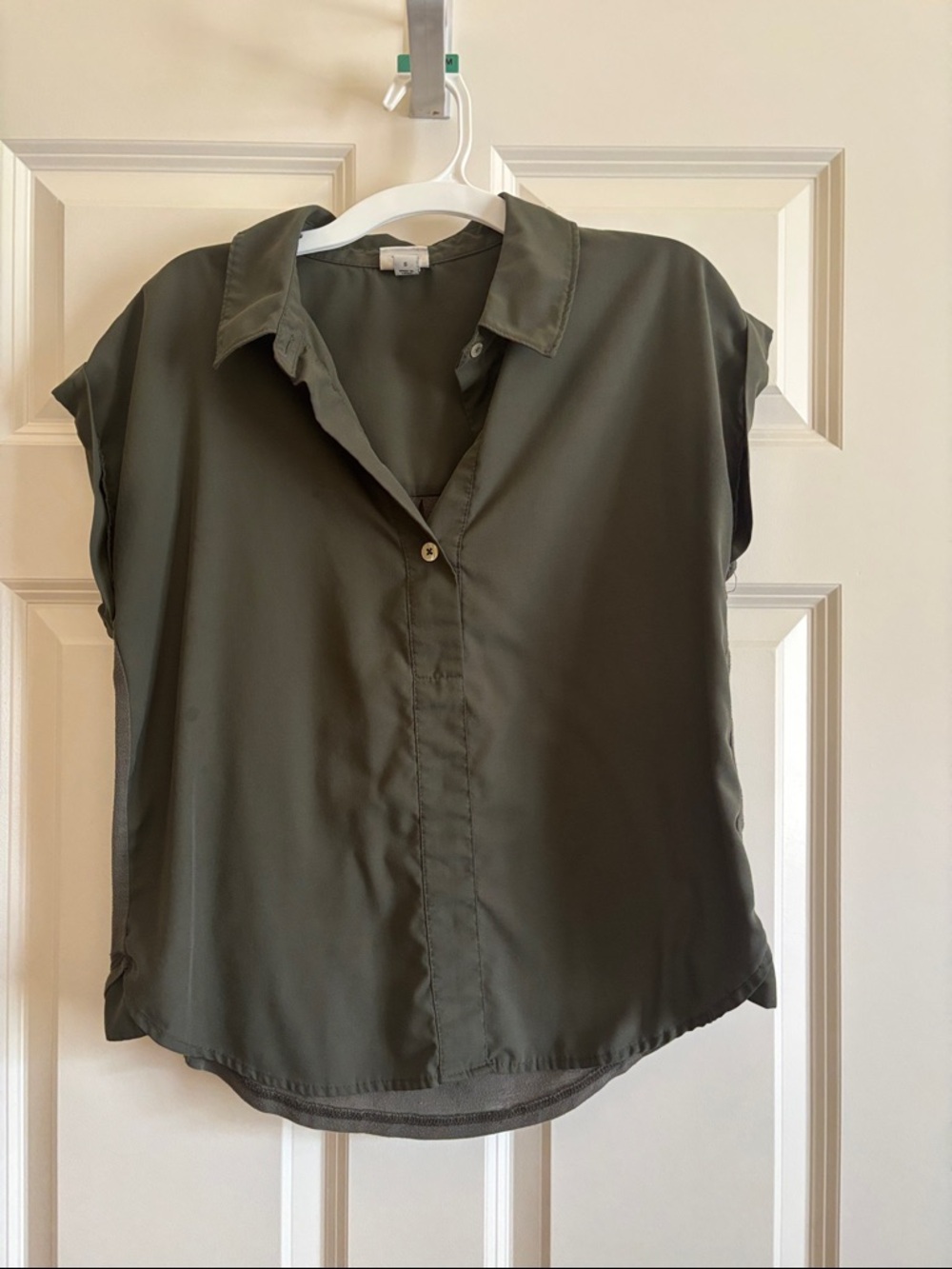 a new day Green Short Sleeve Top